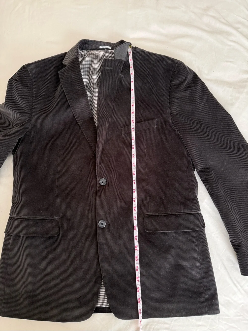 Saddlebred Heritage Corduroy Dark Brown Sport Coat Blazer Jacket 42R